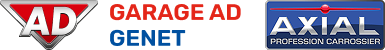 Logo Garage Ad Genet carrosserie AXIAL